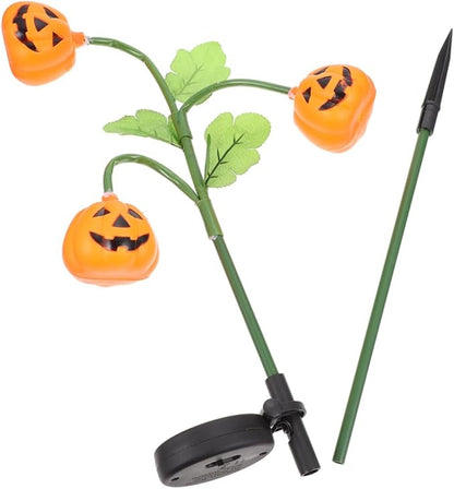 POPETPOP Solar Pathway Lights Halloween Decorations Led Pumpkin Lantern Outdoor