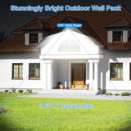 120W Modern Sleek LED Flood Light, 360° Rotatable Area Lighting