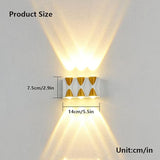 Exterior Light Fixture,Up and Down Wall Lights Indoor IP65 Waterproof Morden Wall Sconces Lighting 6W Warm White | Lumora