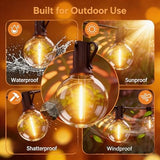 RTTY Outdoor String Lights 25 FT Waterproof, Patio Light 13 G40 LED Bulbs