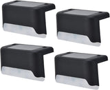 4pcs Solar Deck Lights Outdoor LED Solar Step Lights Illuminate Pathway Yard Patio Stairs Fences (Warm Light) | Lumora
