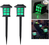 Outdoor Solar Pathway Lights Waterproof 2-Packs Outside LED Decorative Lights Landscape Lighting for Yard Patio | Lumora