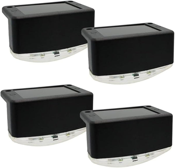 DOITOOL 4pcs Solar Pathway Lights Led Stair Lamps for Outdoor Garden Rechargeable High Conversion Rate Easy | Lumora