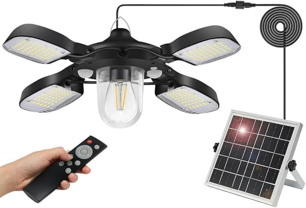 192Led Solar Powered Barn Light Solar Shed Light for Indoor and Outdoor 1000LM Dual Motion Sensor Solar Pendant | Lumora