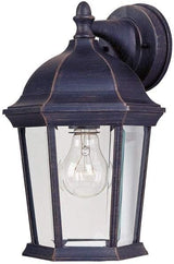Maxim Cast-One Light Outdoor Wall Mount in Early American Style-8 Inches Wide by 12 inches high-Empire Bronze Finish | Lumora