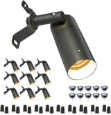 Gardenreet Brass Low Voltage Spot Downlights, 12V Outdoor LED Landscape Down Lights for Roof Eaves Tree Garden Yard | Lumora