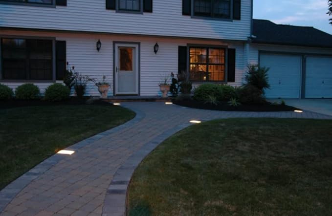 12 v Commercial Paver Light 4" x 8" for Walk, Patio, Driveway,& Pool Deck Installation, Individual | Lumora