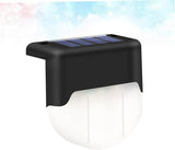 DOITOOL Solar Powered LED Stair Light Warm Outdoor Step Lamp for Fence Handrail Easy Installation Weather Resistant | Lumora
