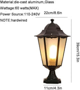 European Style Wall Lights Outdoor Landscape Post Head Light Fixture Exterior Garden Courtyard Yard Patio Column | Lumora