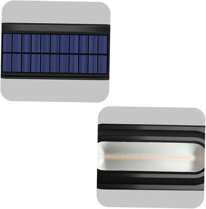 Uonlytech Outdoor LED Wall Light Black Shell Warm Light Practical Garden Lamp for Patio Lawn Decorative Lighting Easy Installation Design