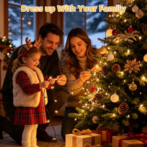 Chuya Christmas Tree Lights Outdoor Indoor String Lights,800LED 262FT