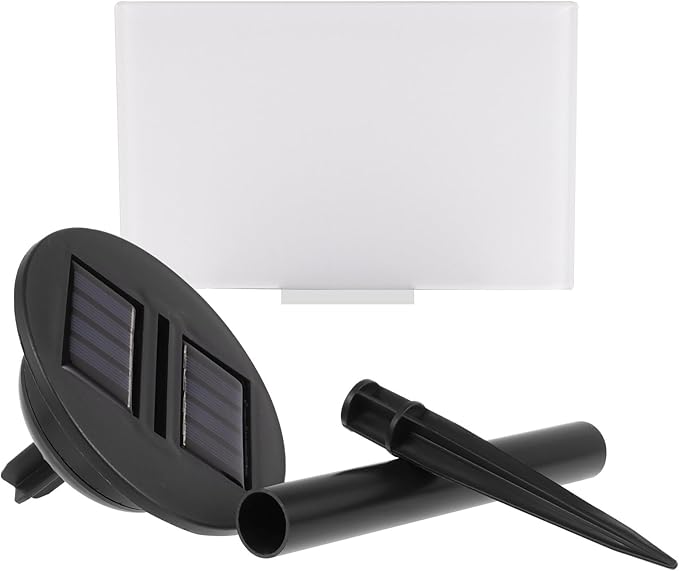 VALICLUD Solar LED Yard Ground Lamp with Heat Transfer Acrylic Panel 120x190mm Solar Garden Path Light Outdoor Landscape Lighting for Patio Lawn
