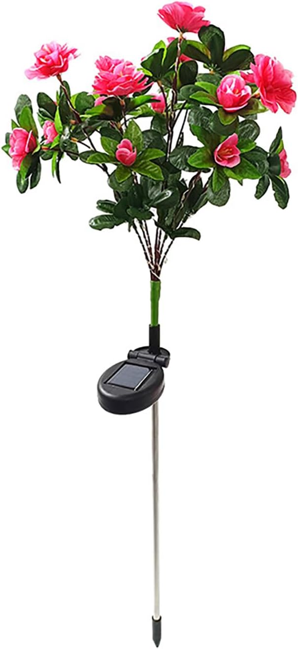 Solar Garden Lights, Solar Stake Light Simulation Flower Decorative LED Stake Lamp,Solar Flower Lights, Solar Lights for Garden Courtyard Lawn
