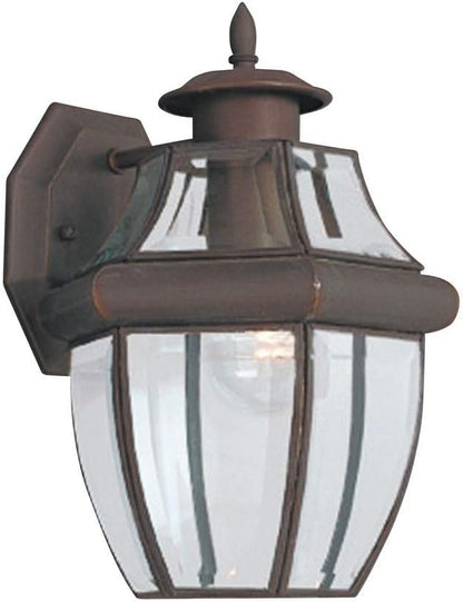 Generation Lighting 8038-71 Lancaster Traditional One - Light Outdoor Wall Lantern Outside Fixture, Antique Bronze Finish