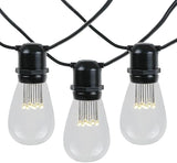 37.5 Foot S14 LED Edison Outdoor String Lights - Commercial Grade String Lights - Backyard Garden Gazebo – Cafe | Lumora