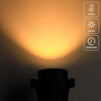 EAGLOD 5W Landscape Lighting,Low Voltage Landscape Lights, Outdoor 12V~24V Waterproof Landscape Spotlight for Garden Decorative Walkway,Tree,Patio (12 Pack Warm White)