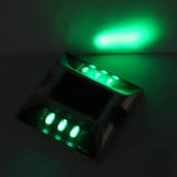 AUNMAS Solar Deck Lights, LED Driveway Lights Solar Powered Dock Light Outdoor Road Ground Markers for Step | Lumora