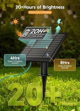 Minetom 79FT Solar String Lights Outdoor Waterproof, S14 Patio Lights