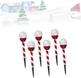 Solar Panel Lights Cracked Glass Effect Led Christmas Outdoor Garden Pathway Decorations | Lumora