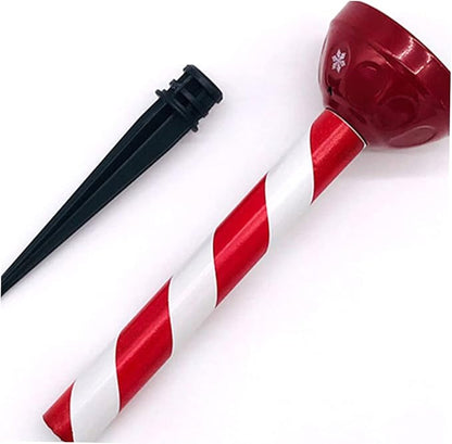 GANAZONO Solar Led Christmas Lights Cracked Glass Garden Stake Lamp Landscape Pathway Decor for Yard