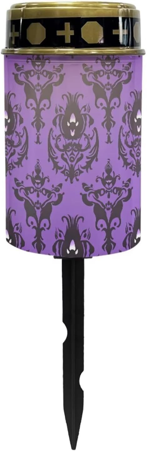 ZOUTAIRONG Solar Glass Light Garden Stake Light, Cemetery Decorations for Grave Outdoor Lights, Jesus Light Memorial Gifts for Mother, for Christmas Garden Lawn Yard Patio Decor Haunted House