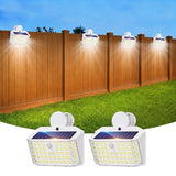Clip on Solar Lights Outdoor, Motion Sensor Fence Lights