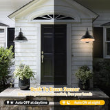 Dusk to Dawn Barn Lights Outdoor Wall Light 8" Exterior Lighting Fixtures
