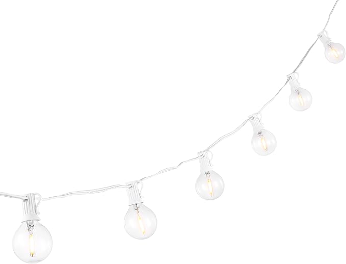 SAFAVIEH Lighting Collection Chiera White 10-Foot LED Outdoor String Lights