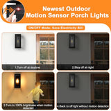 15" Motion Sensor Outdoor Wall Lights, Outdoor Sconces, 1 Pack