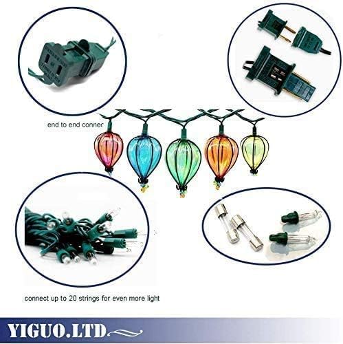 11FT Fairy String Lights with 10 Color Bulbs Decorations, Outdoor Tropical Beach Theme Lights Patio String Lights | Lumora