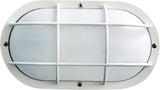 Solus Nautical S771WF Oblong Outdoor Wall Mount Light – Composite, Frosted Polycarbonate Diffuser & Cage – LED Bulb | Lumora