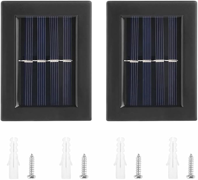 Outdoor Solar Deck Lights Path Garden Patio Pathway Stairs Step Fence Lamp 2pcs