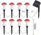 12pk,Cute Solar Lights,Outdoor Path Lights,8 Modes Waterproof Lamp Outside Garden Lights for Pathway Lawn Patio | Lumora