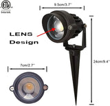 8Pack 5W Low Voltage Landscape Lights with Connectors Outdoor Lighting 24V AC/DC Focusing Lens LED Landscape | Lumora