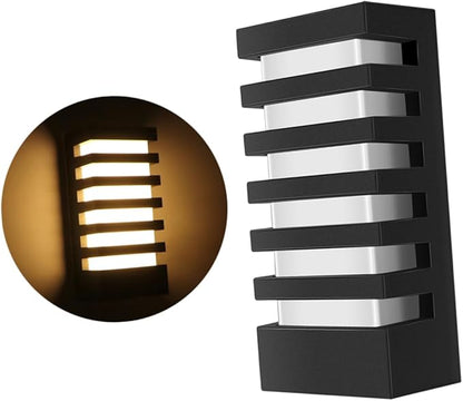 Uonlytech 15w Cob Led Wall Light Modern Aluminum Fixture for Use Rated Easy to Install Warm White Sconce for Porch Garden Corridor Bar Cafe Lighting