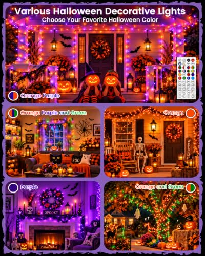 800LED Smart RGB Color Changing String Lights 275FT Halloween Lights App