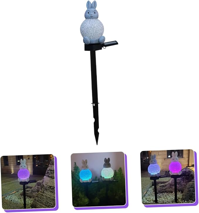 ibasenice Solar Garden Light Led Outdoor Decor Colorful Solar Pathway Light for Gardens Yards and Patios High-Efficiency Charging and Rated