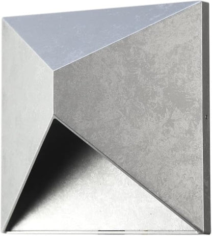 Elegant Lighting 600LM 3000K LED Outdoor Wall lamp in Silver Finish with Acrylic Lens