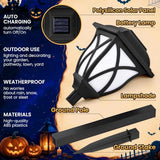 GIGALUMI Solar Halloween Lights Outdoor Decor, Solar Pathway Lights 8 Pack