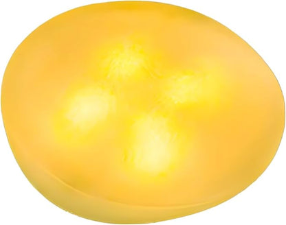 Bosreroy Solar Garden Path Light, Stepping Stone Design, Weatherproof Pp Plastic, Soft Warm Illumination, Solar-Powered for Patio, Yard