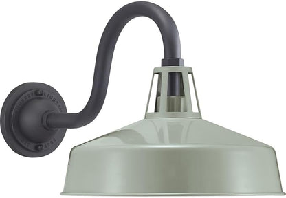 Progress Lighting Cedar Springs Collection 1-Light Farmhouse Outdoor Extra-Large Wall Lantern Light Pistachio