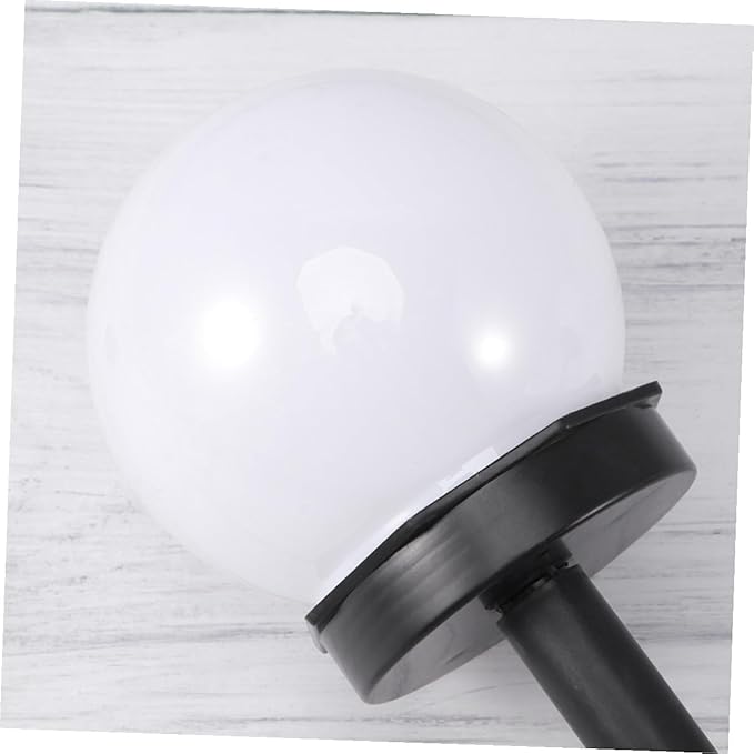 8pcs Solar Lawn Lights Outdoor Waterproof Garden Path Stake Lights Round Bulb Design for Yard Landscape Lighting
