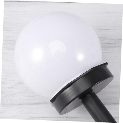 8pcs Solar Lawn Lights Outdoor Waterproof Garden Path Stake Lights Round Bulb Design for Yard Landscape Lighting