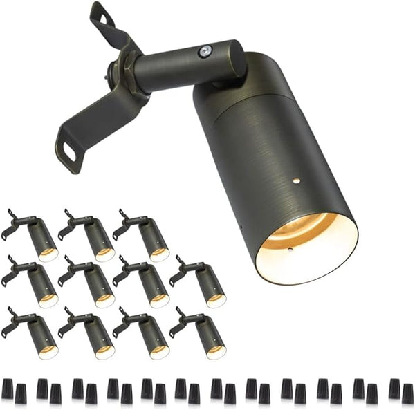 Gardenreet 12V Brass Spot Downlight, Outdoor Low Voltage LED Landscape Tree Mounted Lights for Wall Garden Yard | Lumora