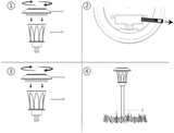 1Pc Solar Led Outdoor Route Lighting Landscape Lights Exterior Waterproof Lawn Light Garden Decoration Light for | Lumora