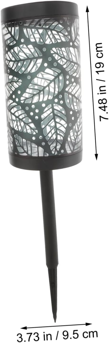 Vaguelly Solar Pathway Light Outdoor Landscape Lighting Leaf Projection Energy-Saving Garden Solar Light