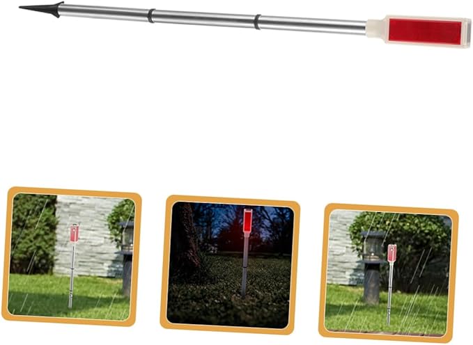 Outdoor Solar Light Road Reflector for Driveway Weatherproof Solar Lights Driveway Marker Solar Garden Lights Outdoor Red