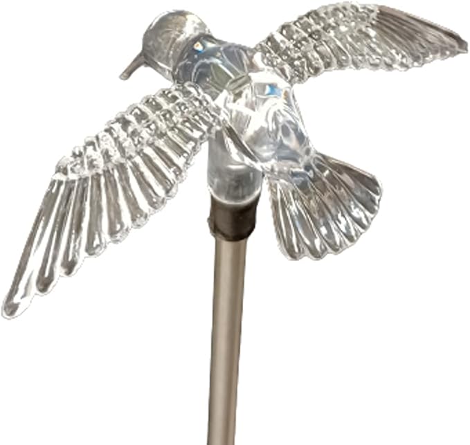 Starry Illuminate 1 PCS Solar Color Changing Style Garden Stake Light Pathway Stake Light (Hummingbird Wing Down)