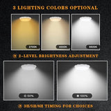 MEIHONG Solar Ceiling Light, Solar Shed Light Indoor Outdoor Use with Timer