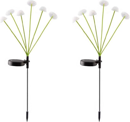 LED Solar Garden Lights Mushroom, Waterproof Solar Pathway Lights Outdoor, for Patio, Festival, Wedding, Party Decor Jellyfish Ambiance